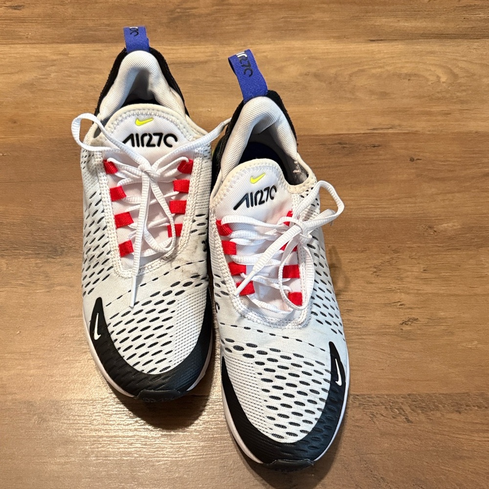 Women’s Nike Air Max 270 White, Lemon and Black